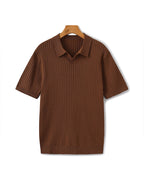 Heren Gebreide Polo Montarello