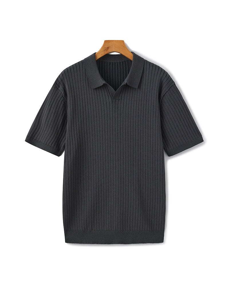 Heren Gebreide Polo Montarello
