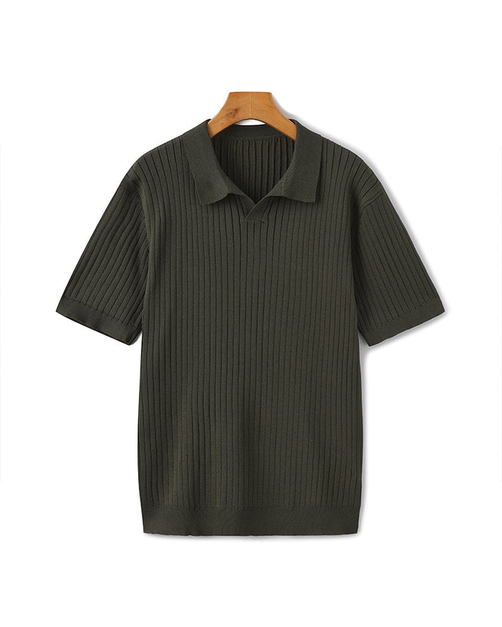 Heren Gebreide Polo Montarello