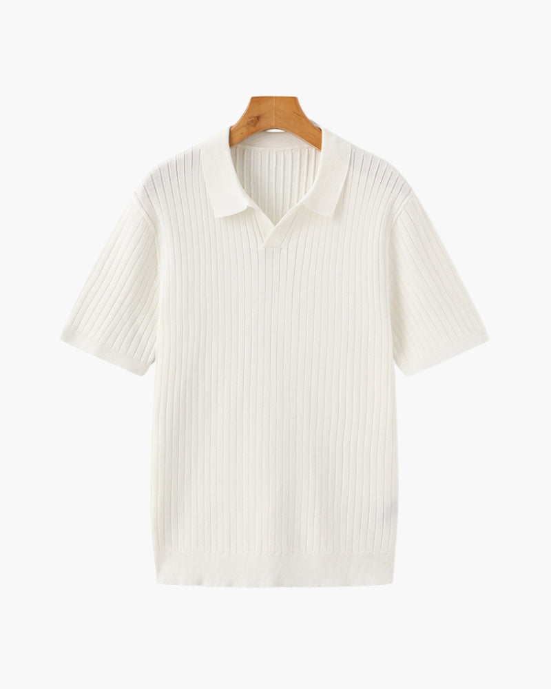 Heren Gebreide Polo Montarello