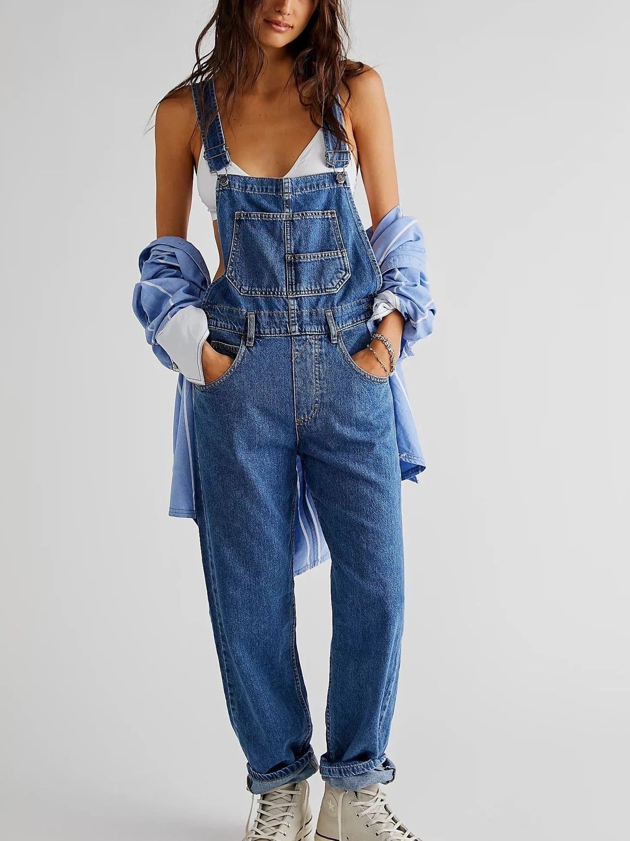 Dames Denim Tuinbroek Montarello