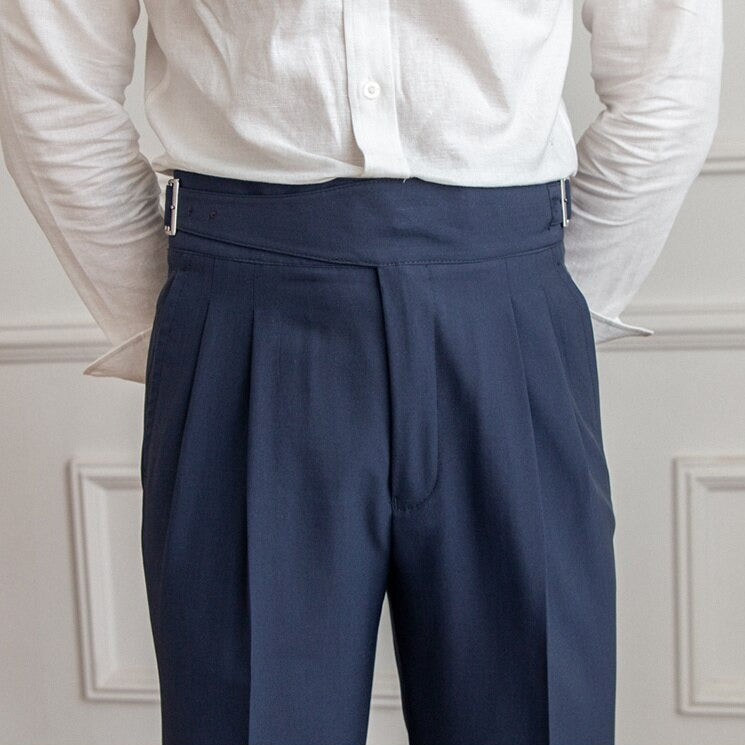 Classic Pleated Dress Pants