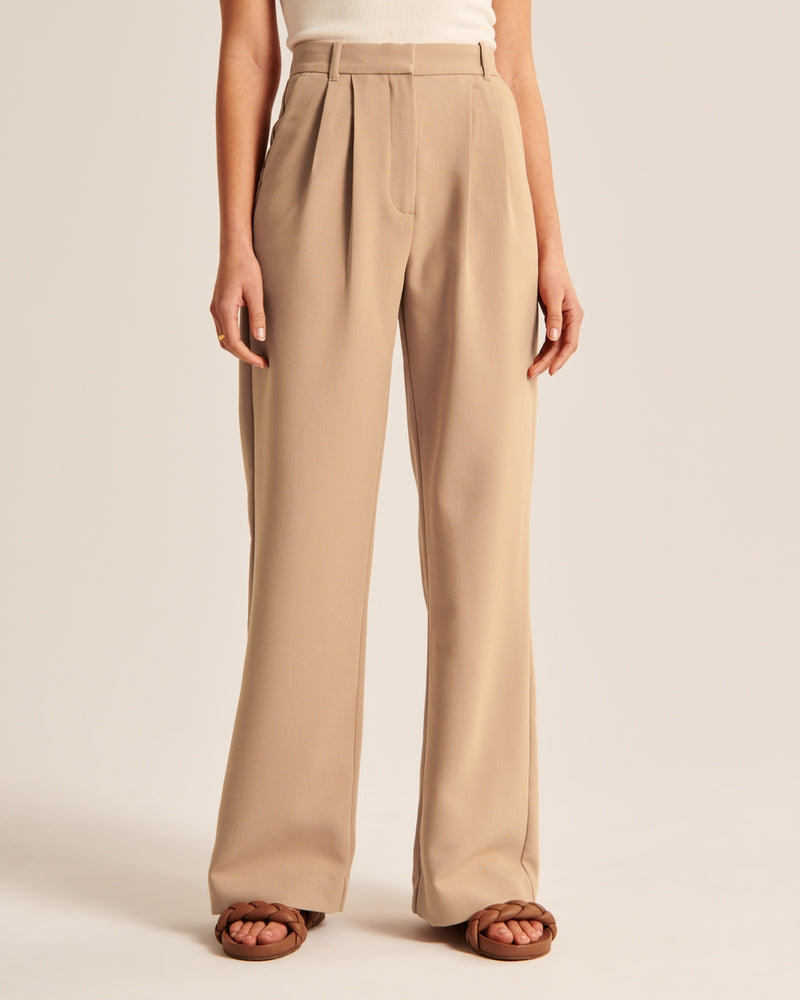 Shanna Broek | Pantalon Broek met Rechte Pijpen