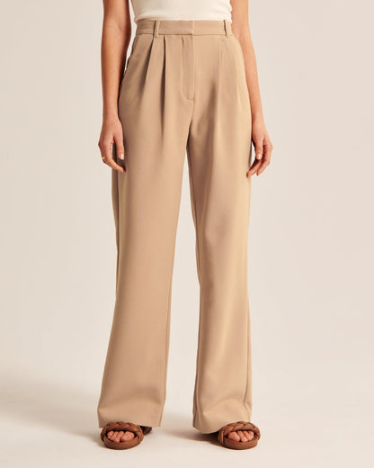 Shanna Broek | Pantalon Broek met Rechte Pijpen