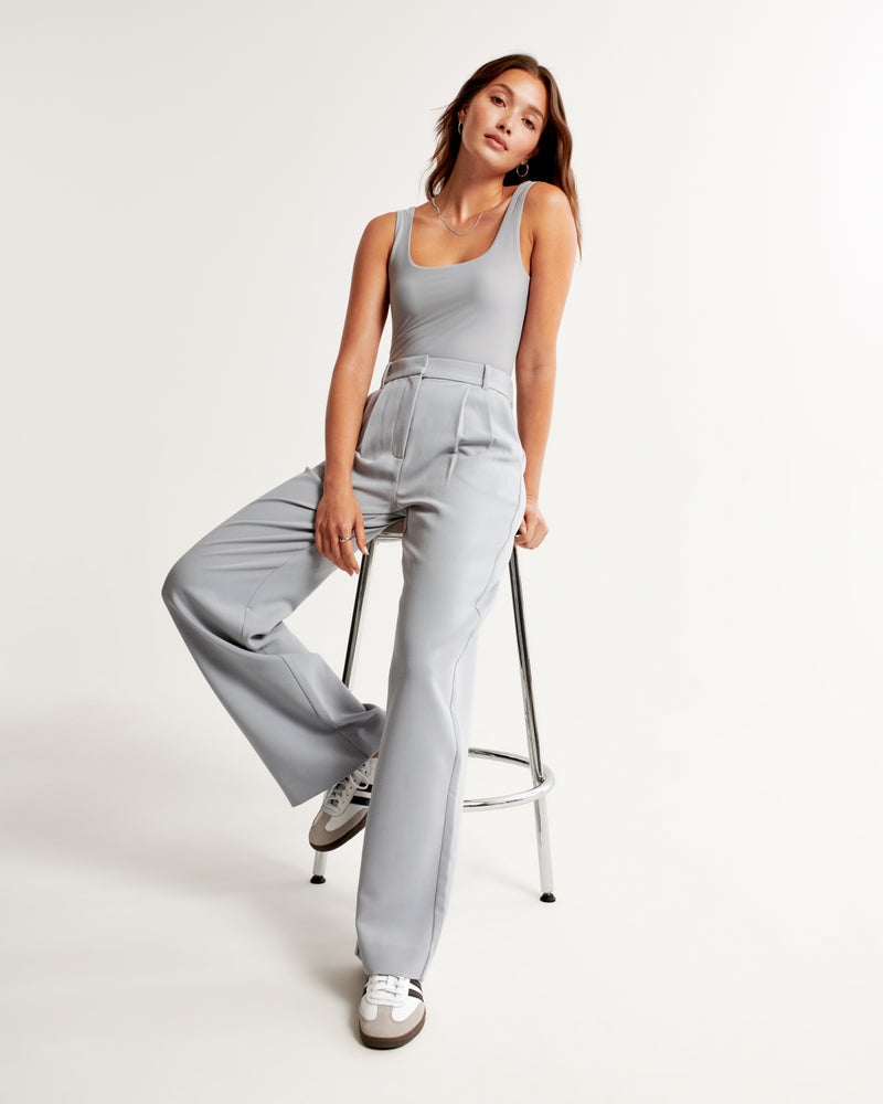 Shanna Broek | Pantalon Broek met Rechte Pijpen