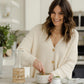 Valeria Vest | Dames Herfst Oversized Vest met Knopen en Geribbelde Textuur