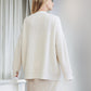 Valeria Vest | Dames Herfst Oversized Vest met Knopen en Geribbelde Textuur
