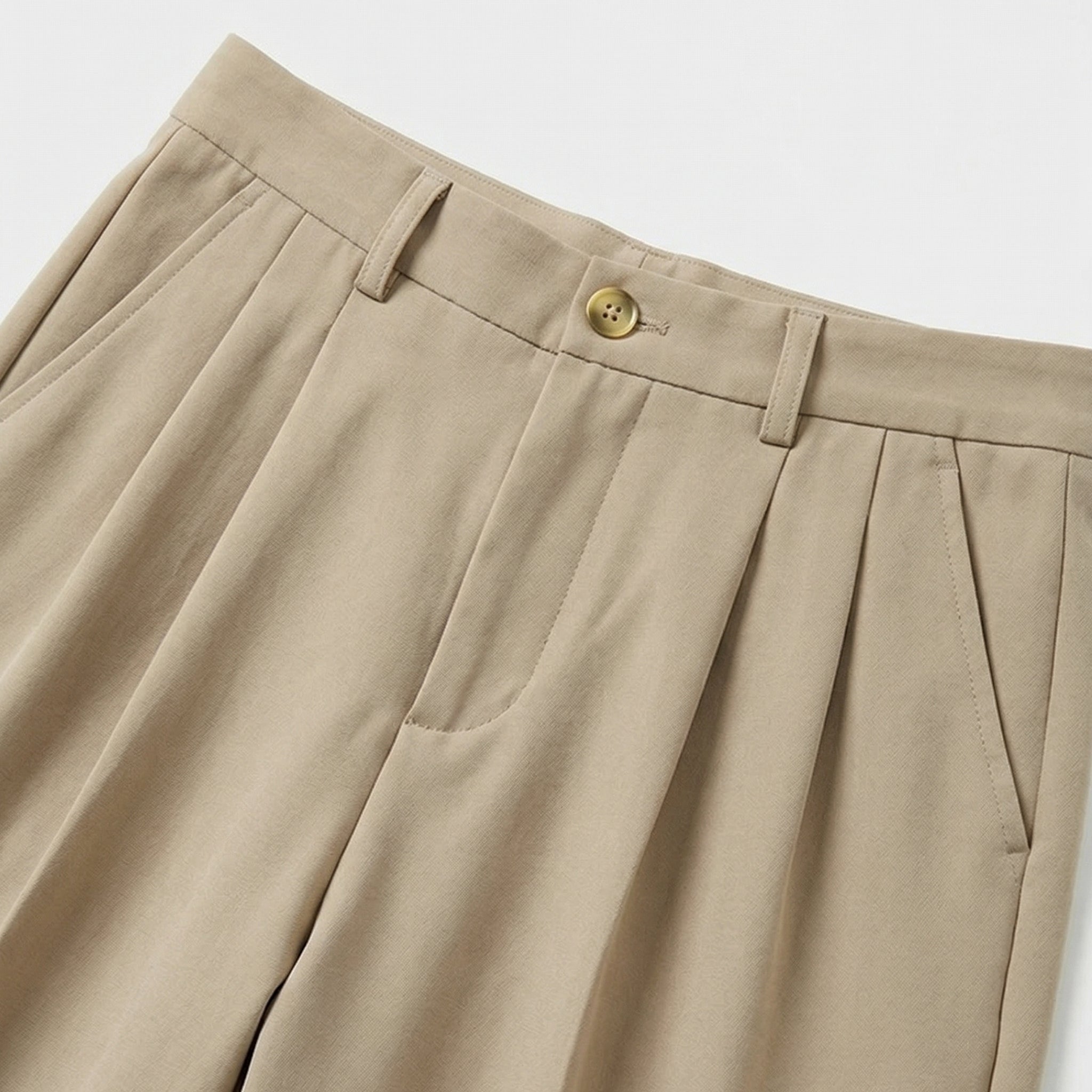 Heren Double Pleated Tailored Broek Montarello