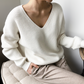 Shaina Jumper | Dames Winter Losse Pasvorm Oversized V-Hals Jumper