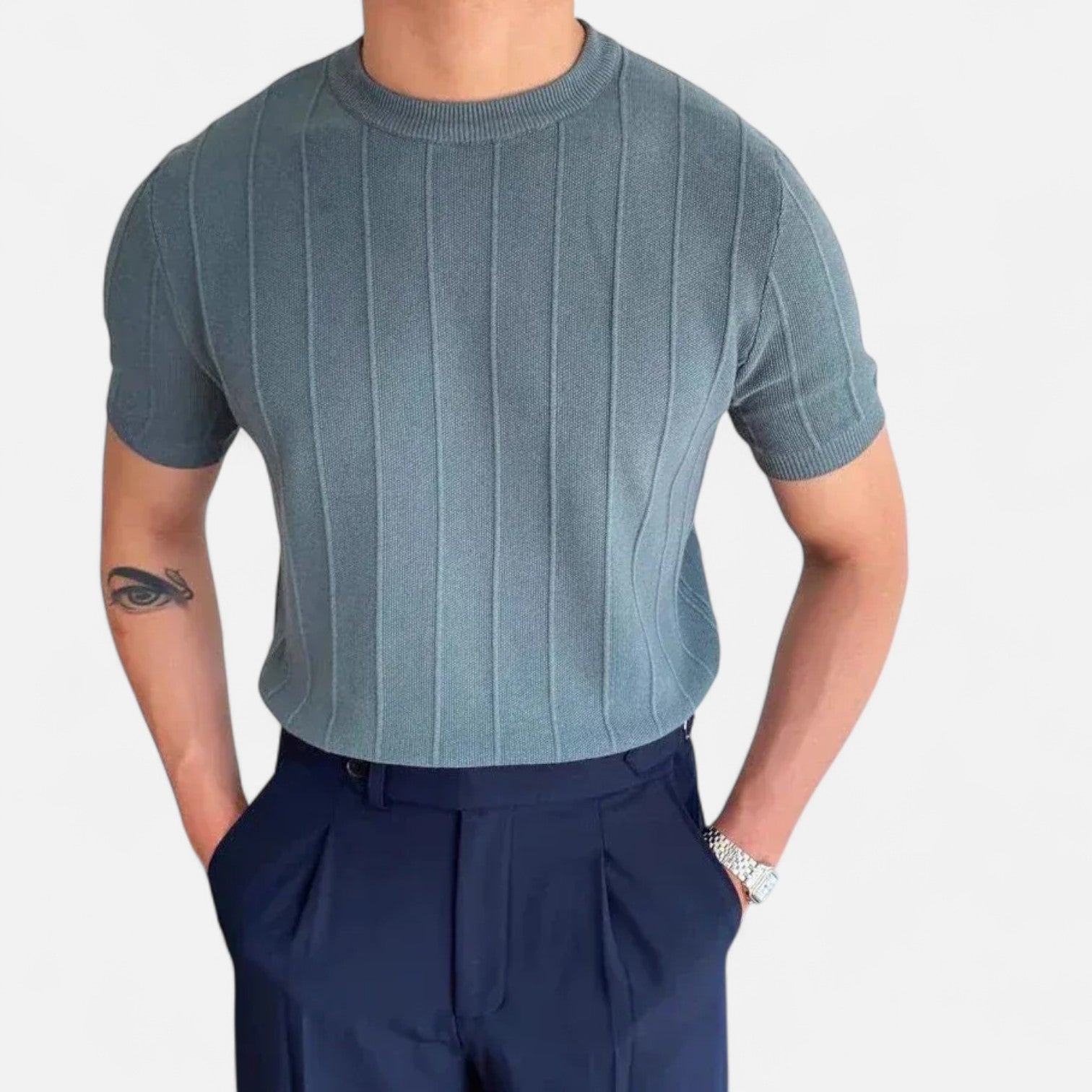 Heren Minimalistische Polo Montarello