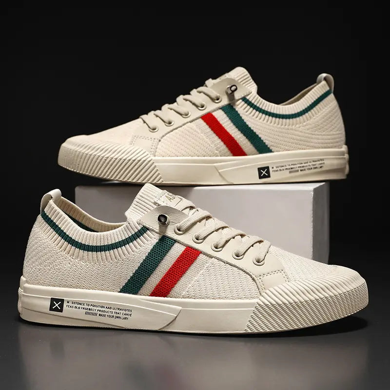 Heren Retro Sneakers met Strepen