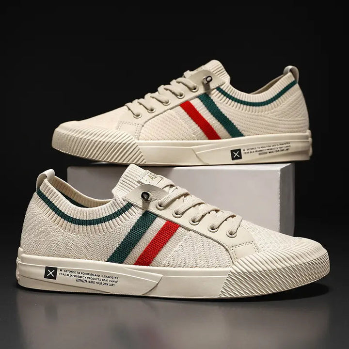Heren Retro Sneakers met Strepen