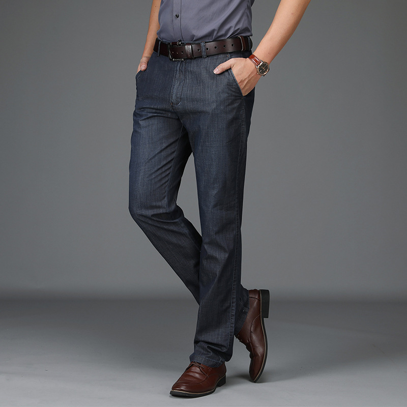 Heren Smart Broek Forenzen Stijl