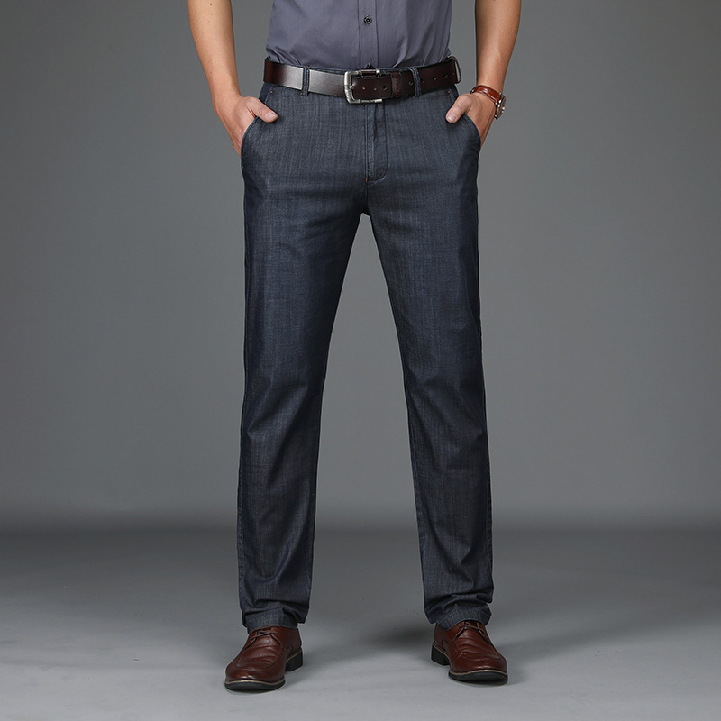 Heren Smart Broek Forenzen Stijl