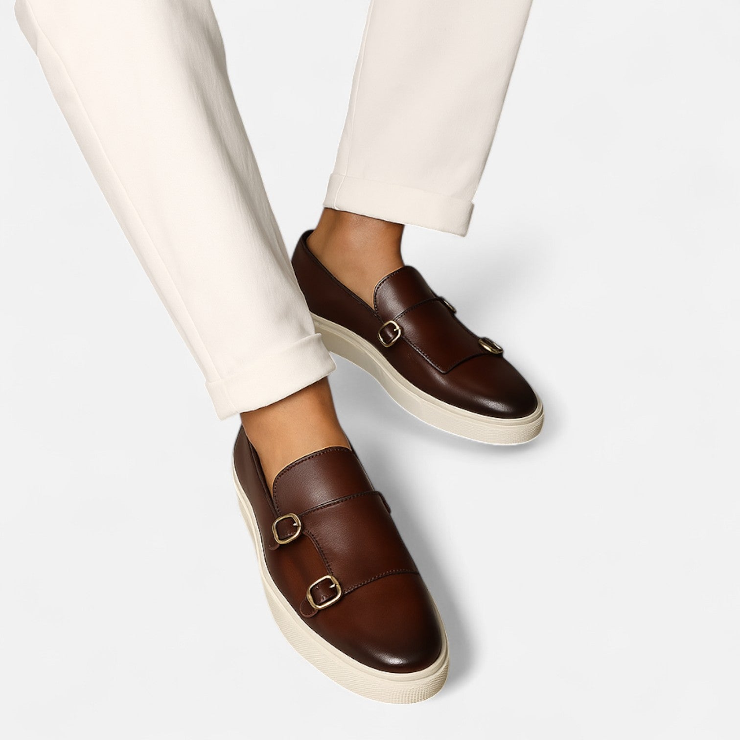 Heren Loafers met Gesp Detail