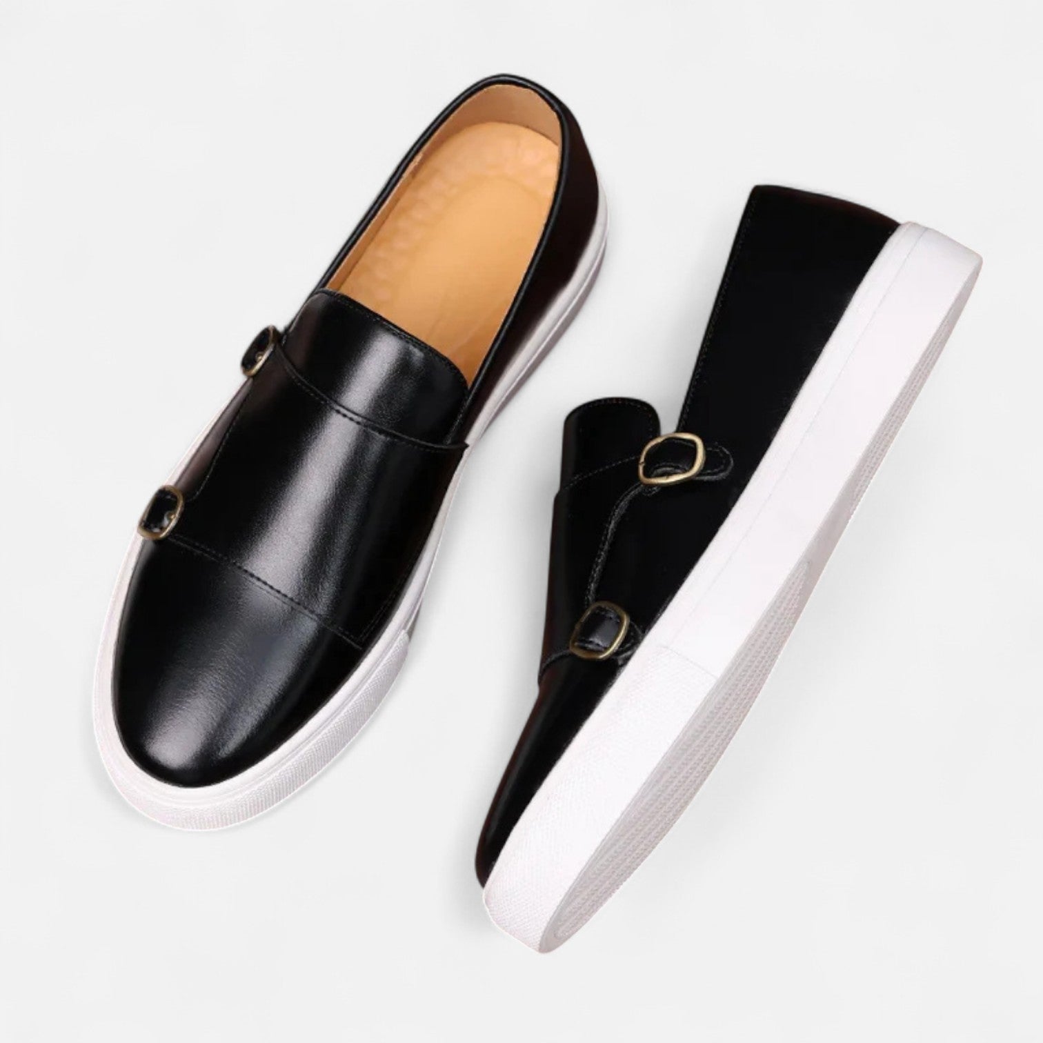 Heren Loafers met Gesp Detail