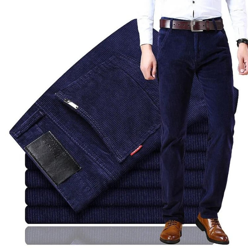Xeno Broek | Geribbelde Nette Broek voor Heren