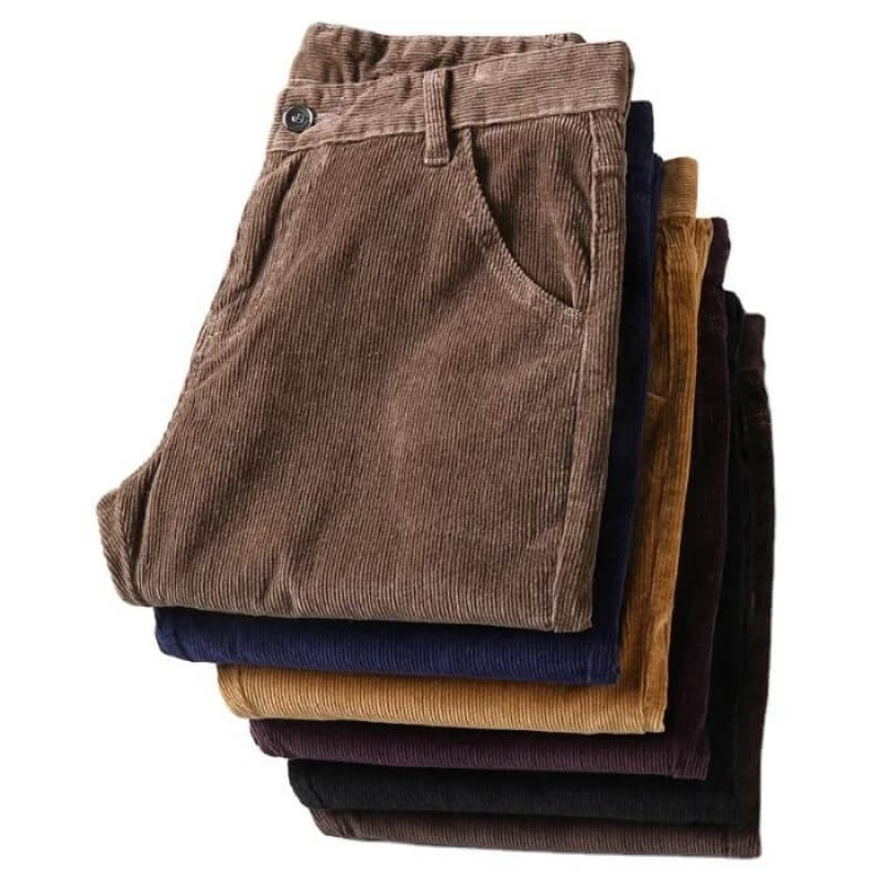 Xeno Broek | Geribbelde Nette Broek voor Heren