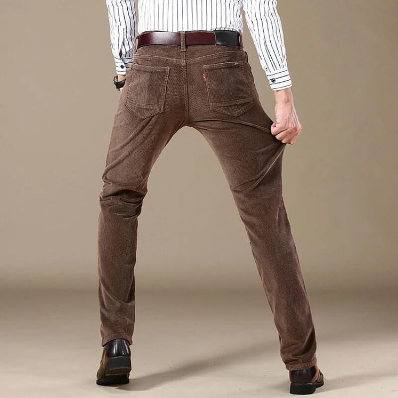 Xeno Broek | Geribbelde Nette Broek voor Heren