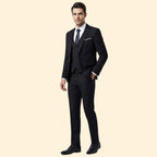 Heren Drie Delig Trouwpak Slim Fit