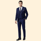 Heren Drie Delig Trouwpak Slim Fit