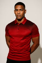 Heren Sport Polo met Gradiënt Design Montarello