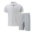 Heren Polo en Shorts Set Zomerstijl