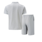 Heren Polo en Shorts Set Zomerstijl