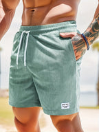 Heren Gestreepte Zomer Shorts Montarello
