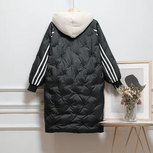 Basmaira Jas | Dames Winter Lange Puffer Jas