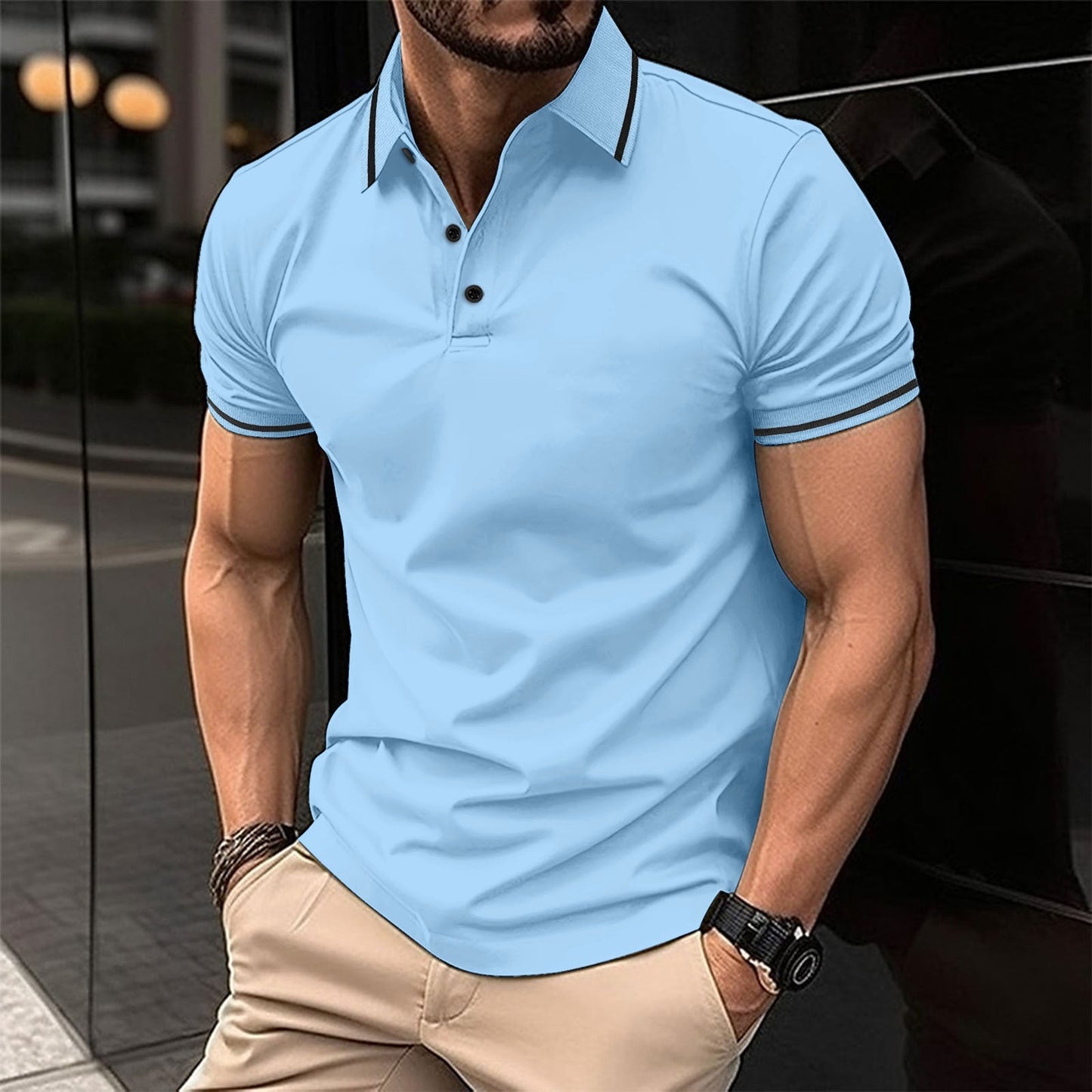 Wyatt Polo | Klassieke Pasvorm Korte Mouw Polo