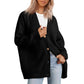Varina Vest | Dames Herfst Gestreept Gebreid Vest met Knoopsluiting en Relaxte Pasvorm