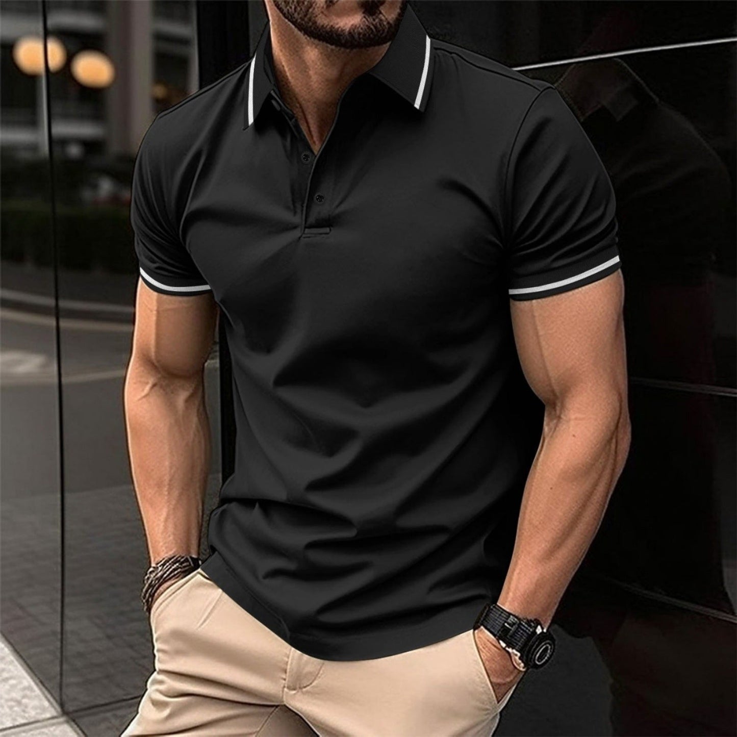 Wyatt Polo | Klassieke Pasvorm Korte Mouw Polo