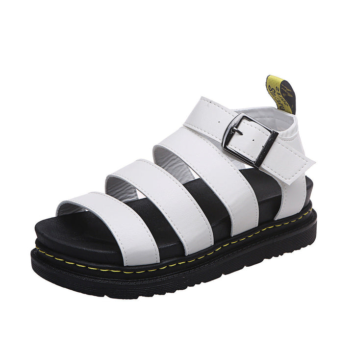Dames Platform Sandalen met Drievoudige Bandjes