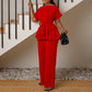 Roxane Set | Dames Top en Wijde Pijp Broek