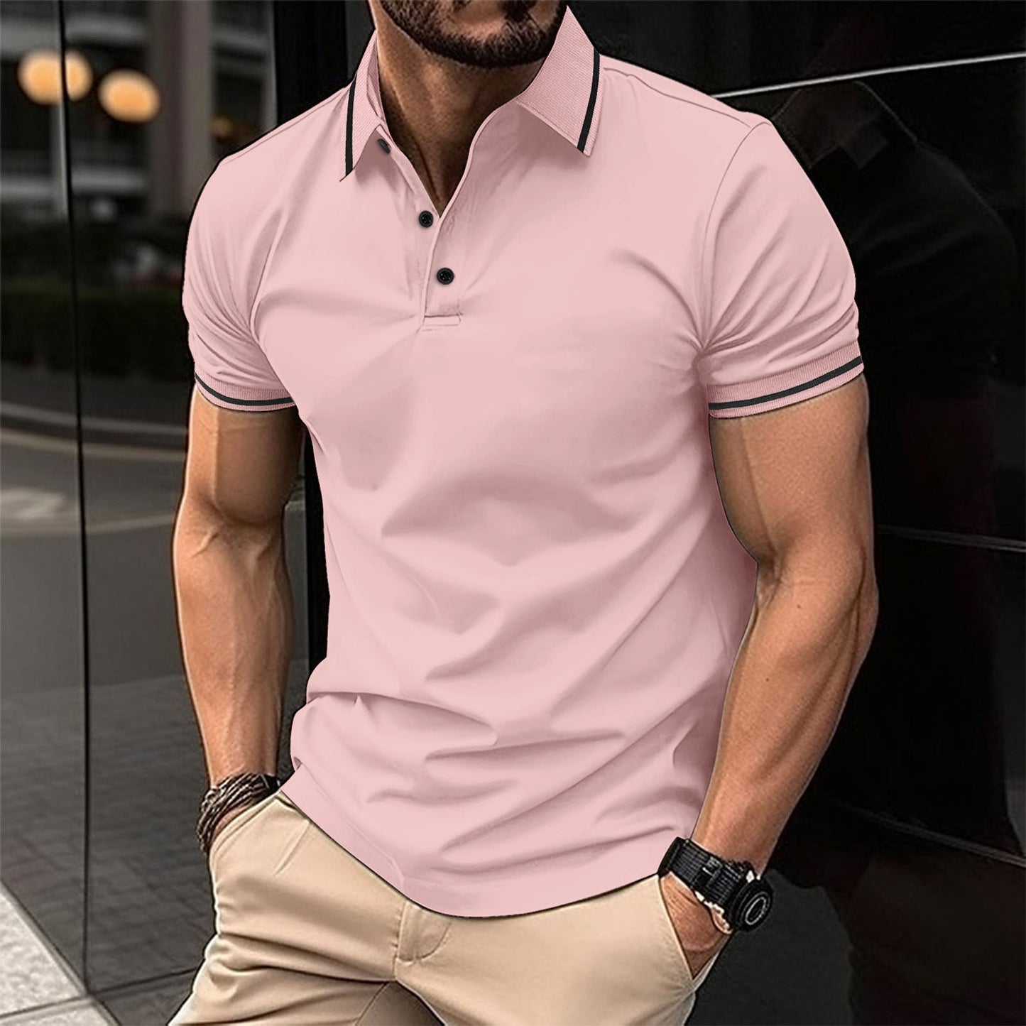 Wyatt Polo | Klassieke Pasvorm Korte Mouw Polo