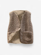 Dames Mouwloos Gilet Vest met Knopen