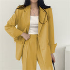 Dames Blazer en Broek Co Ord Set