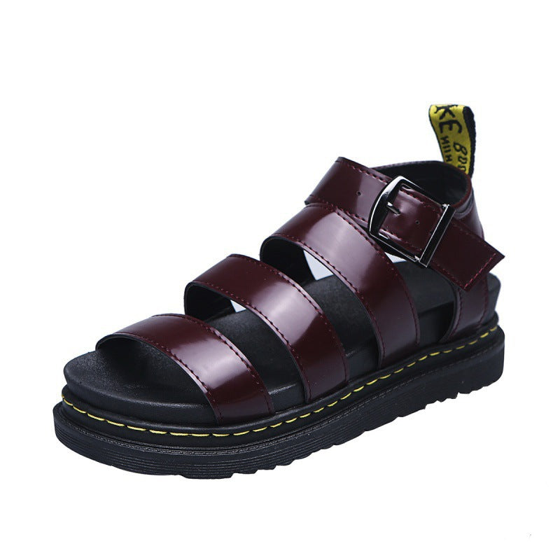 Dames Platform Sandalen met Drievoudige Bandjes