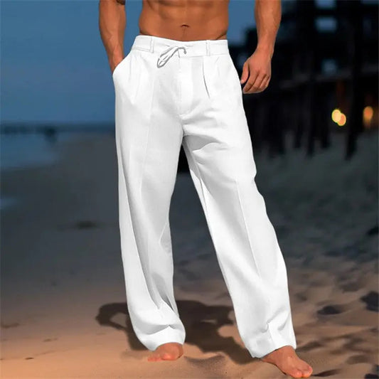 Heren Lichtgewicht Broek met Trekkoord Montarello