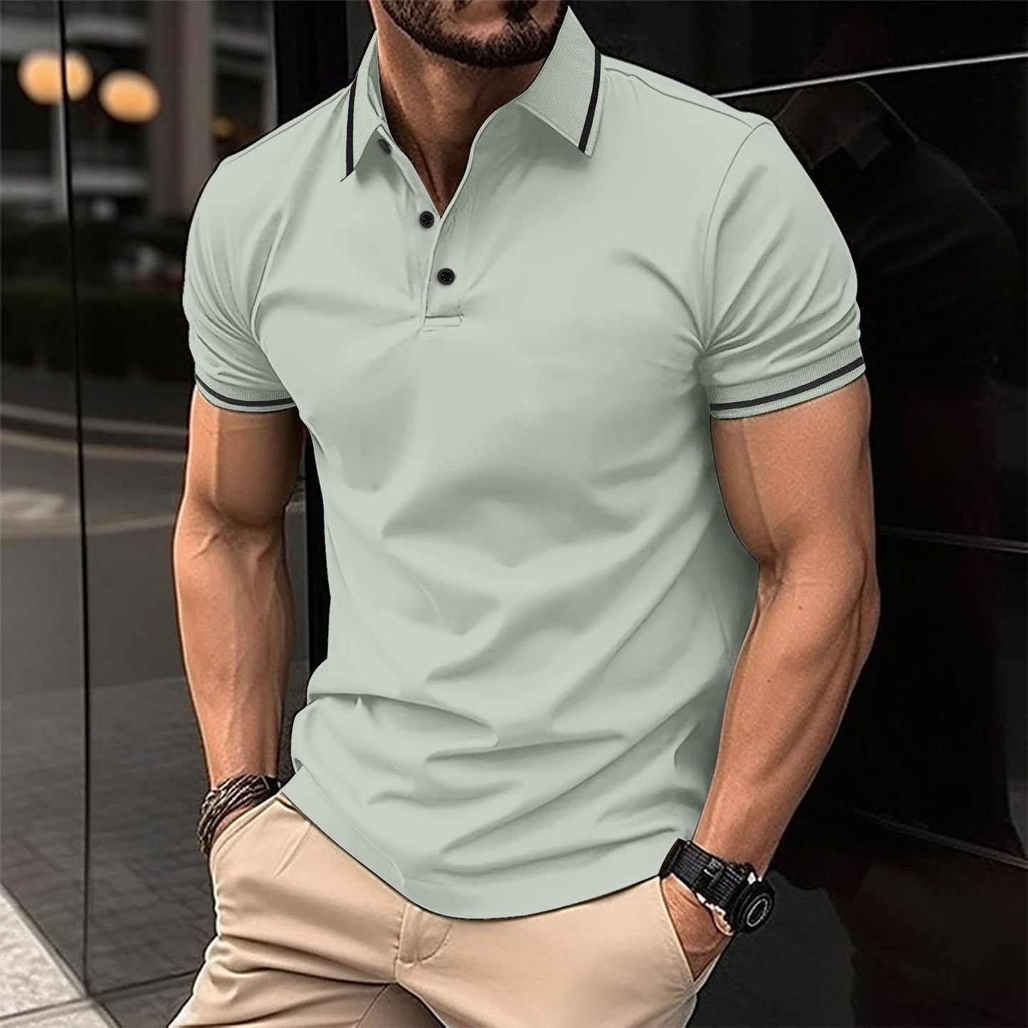 Wyatt Polo | Klassieke Pasvorm Korte Mouw Polo