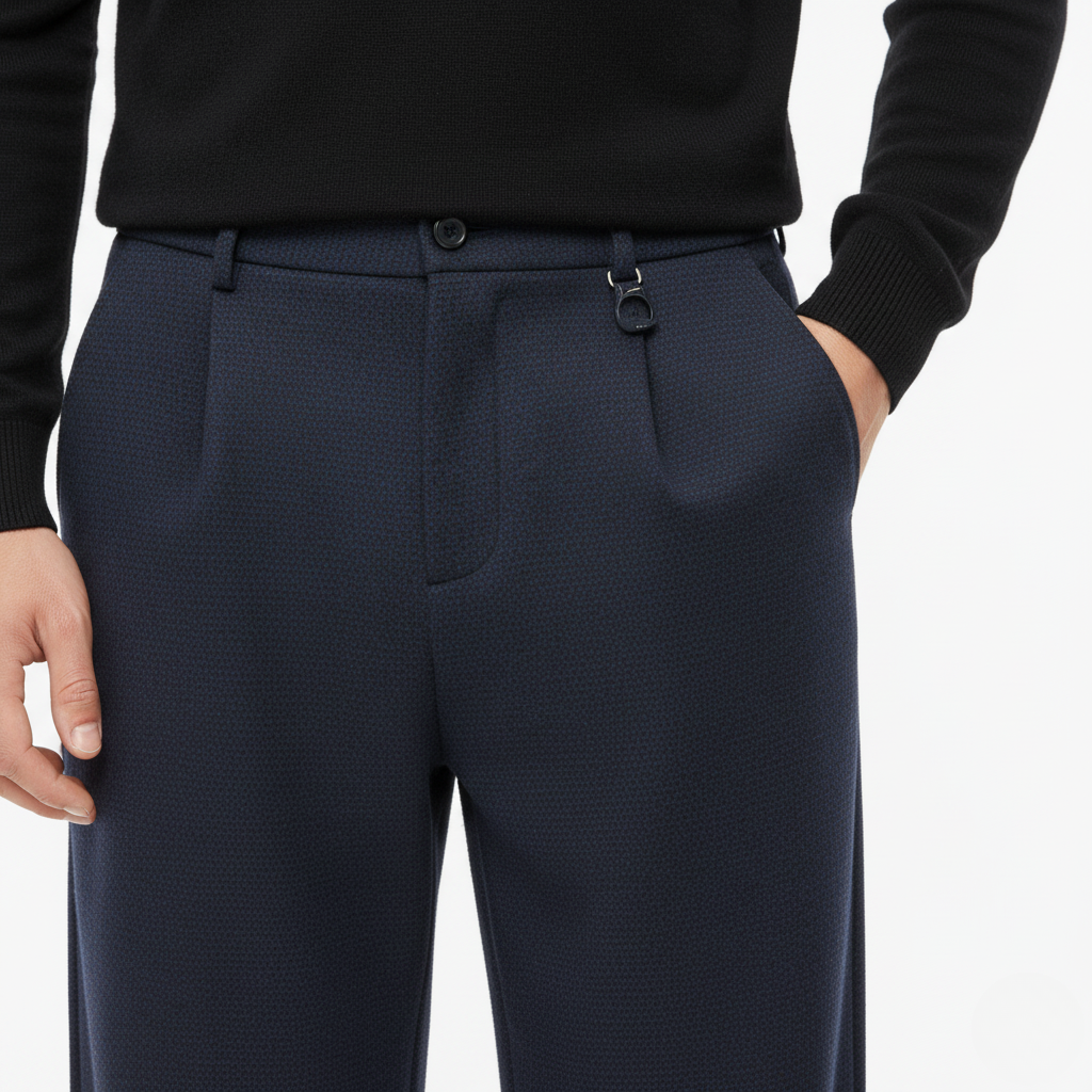 Heren Relaxed Smart Fit Broek Montarello