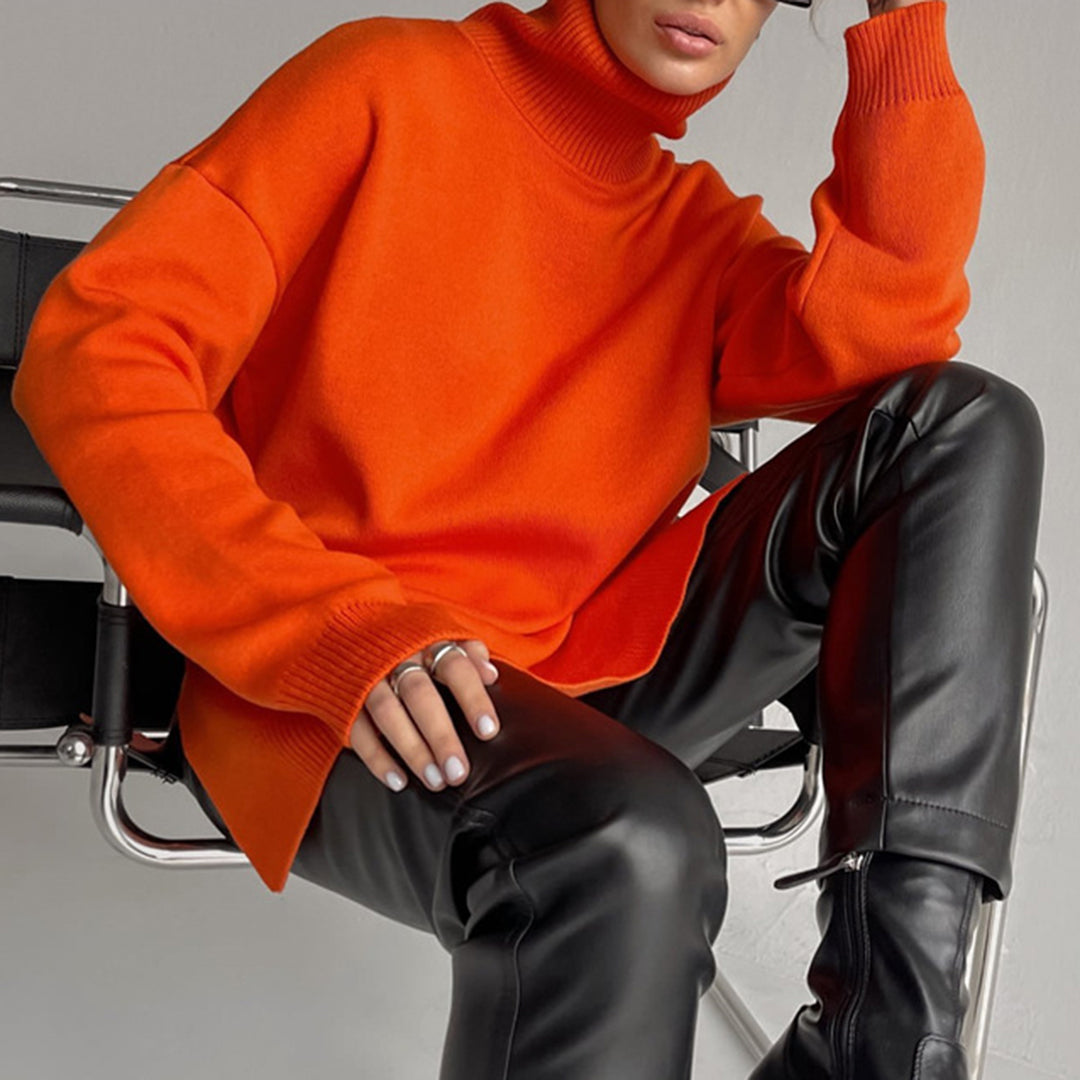 Shakira Trui | Dames Winter Oversized Coltrui met Zijsplit