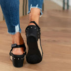 Dames Orthopedische Leren Sandalen Verstelbaar