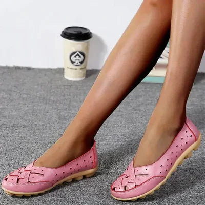 Women's Orthopedic Leather Support Loafers