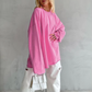 Darya Sweatshirt | Dames Winter Oversized Roze Sweatshirt