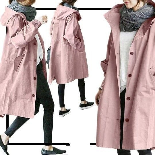 Alicia Jas | Dames Herfst Oversized Trenchcoat met Knopen
