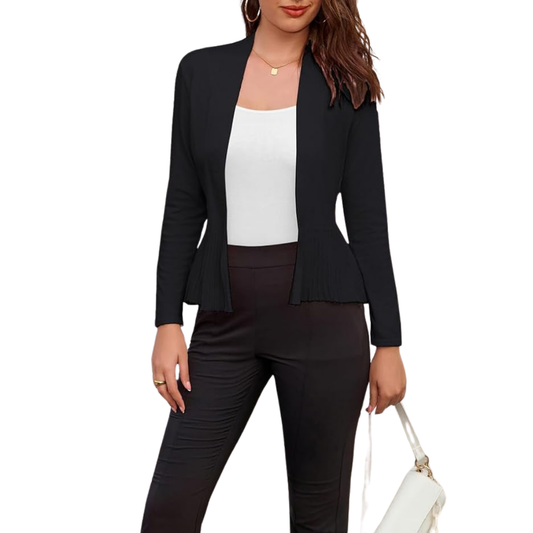 Roberta Vest | Lange Mouwen Open Vest