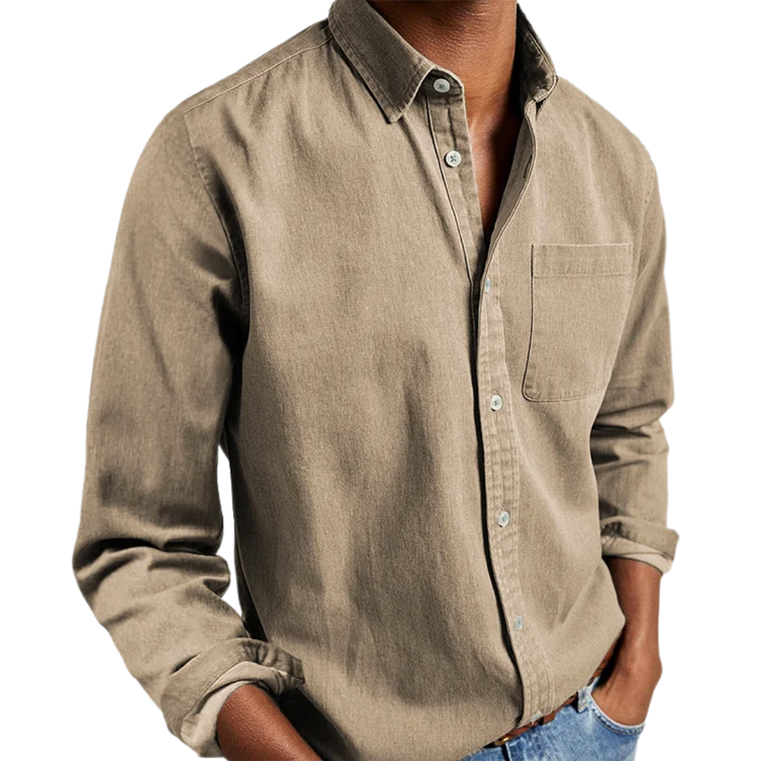Wally Shirt | Heren Klassiek Button-Up Casual Overhemd