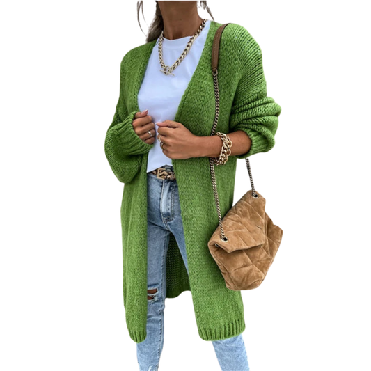 Weston Vest | Dames Winter Elegant Mid-Lang Kasjmier Gebreid Vest